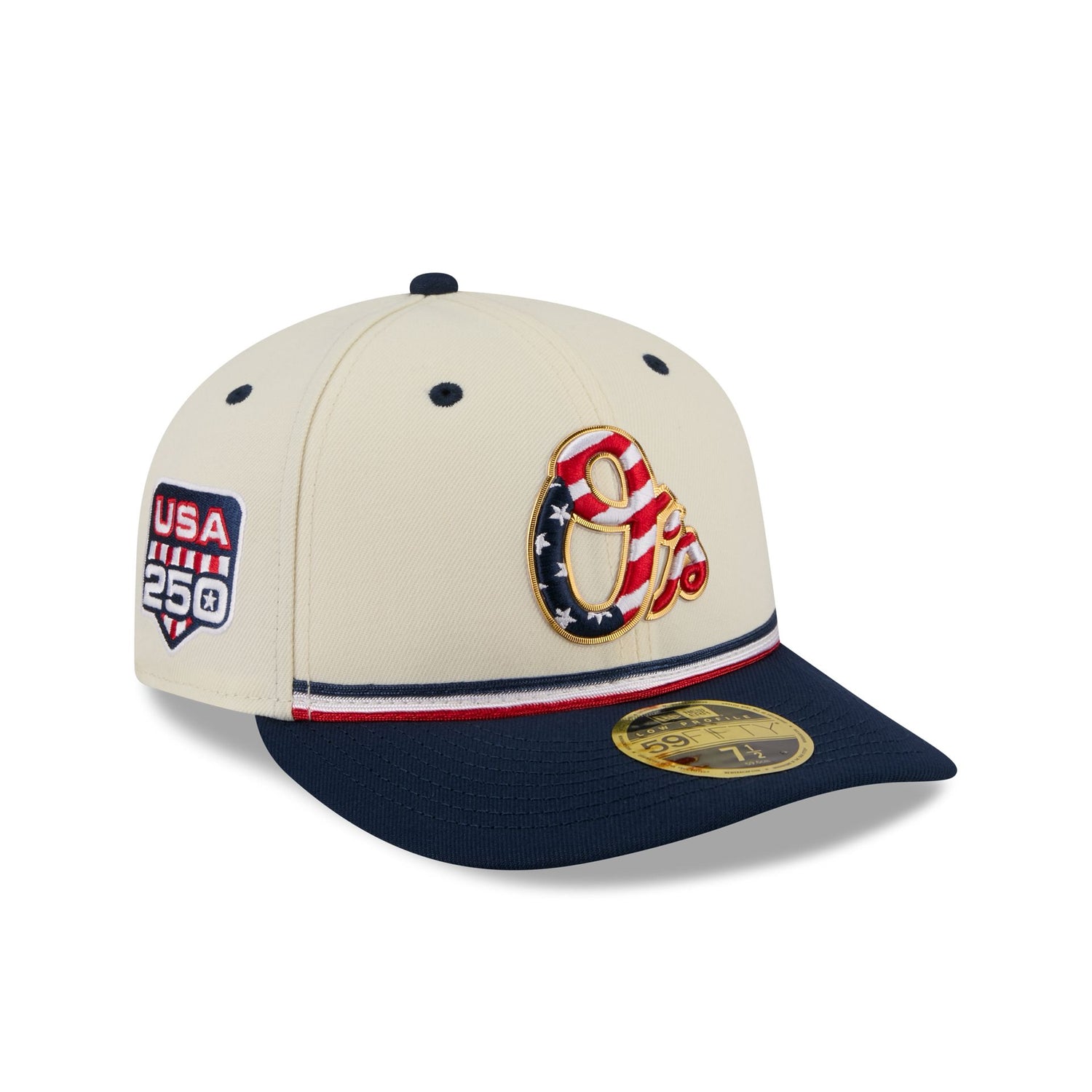 Baltimore Orioles Independence Day 2026 Low Profile 59FIFTY Fitted Hat