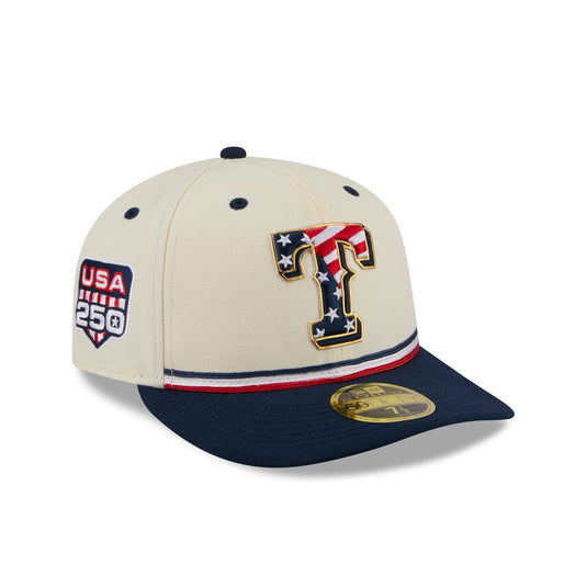 Texas Rangers Independence Day 2026 Low Profile 59FIFTY Fitted Hat - New Era Cap