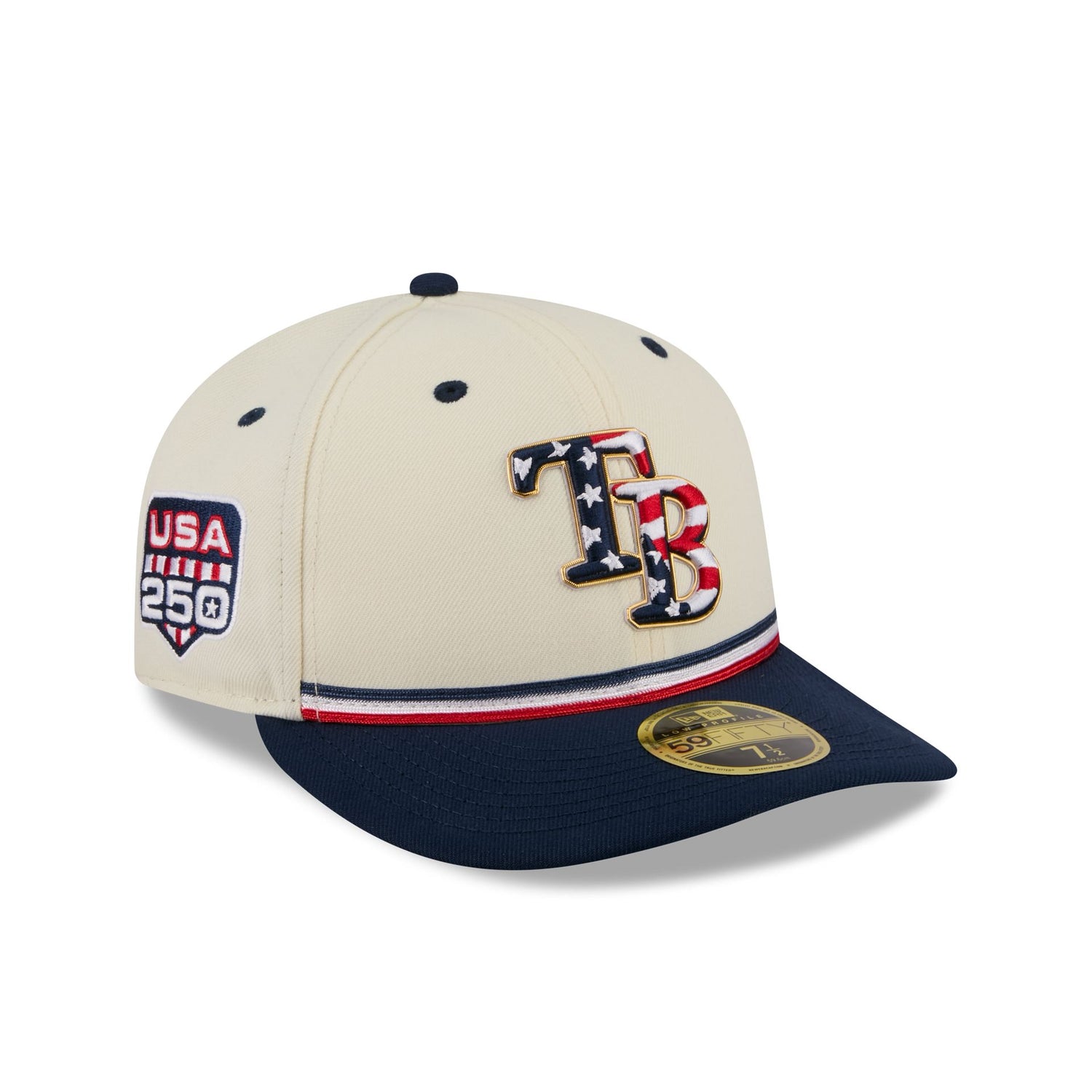 Tampa Bay Rays Independence Day 2026 Low Profile 59FIFTY Fitted Hat
