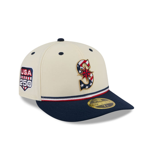 Seattle Mariners Independence Day 2026 Low Profile 59FIFTY Fitted Hat - New Era Cap