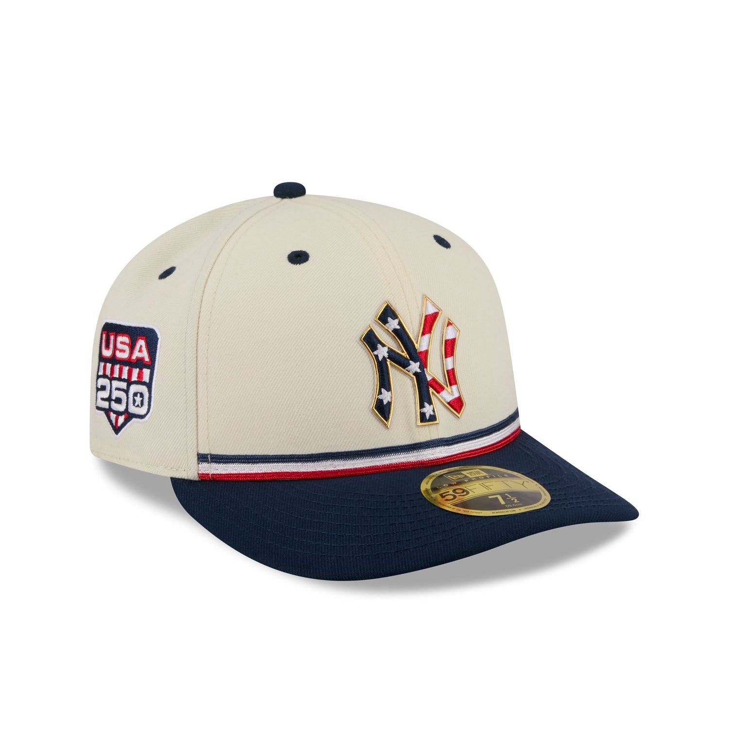 New York Yankees Independence Day 2026 Low Profile 59FIFTY Fitted Hat