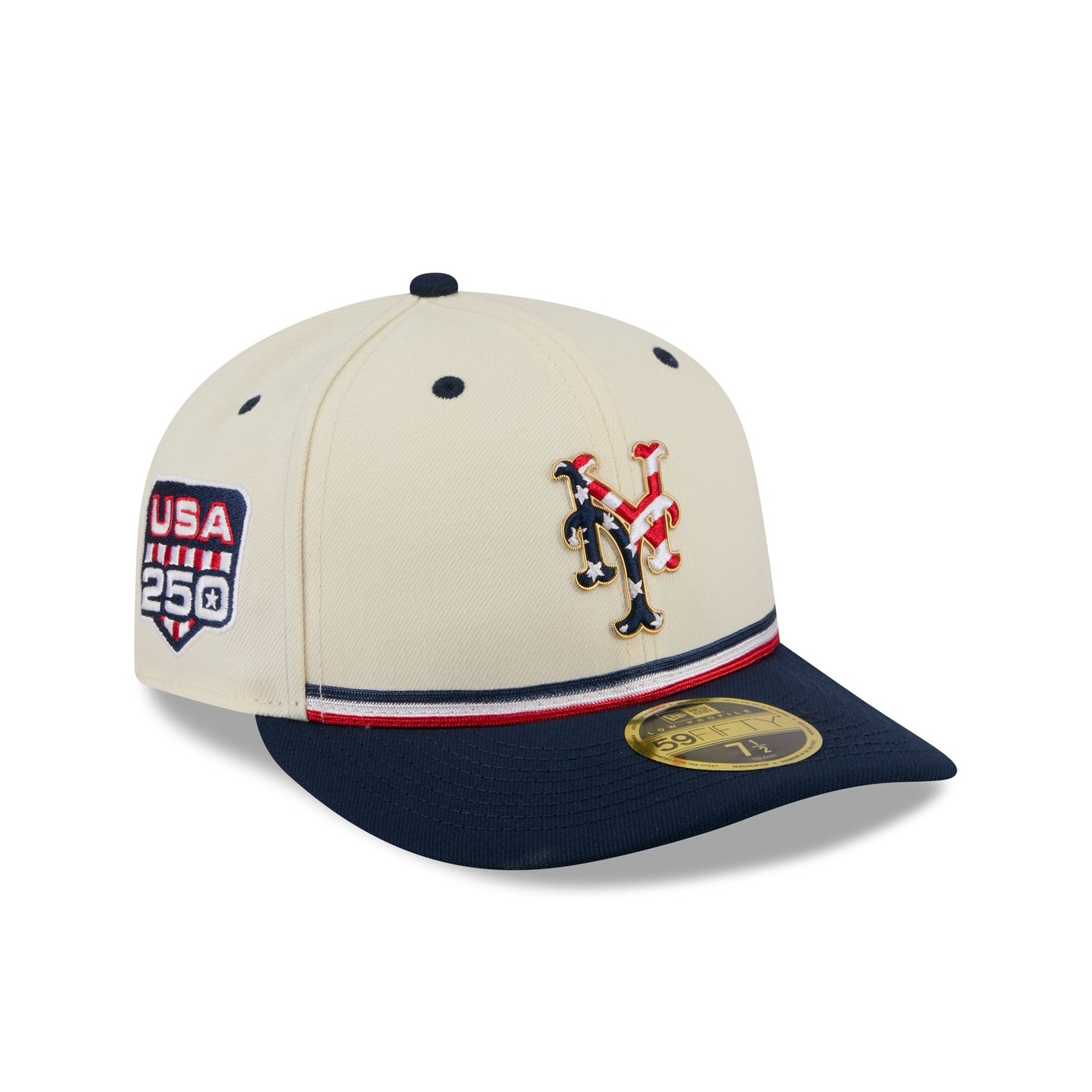New York Mets Independence Day 2026 Low Profile 59FIFTY Fitted Hat