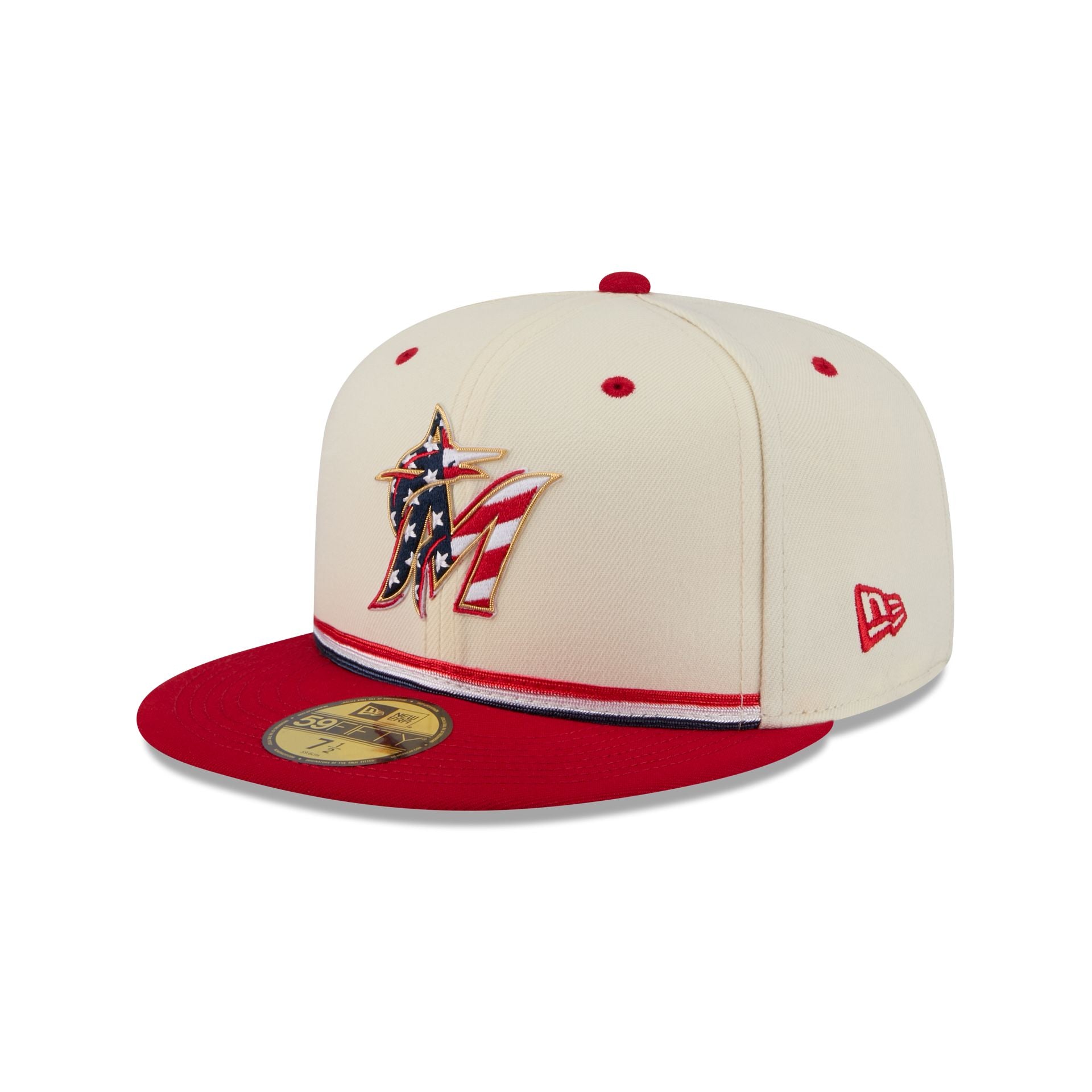 Miami Marlins Independence Day 2026 59FIFTY Fitted Hat – New Era Cap