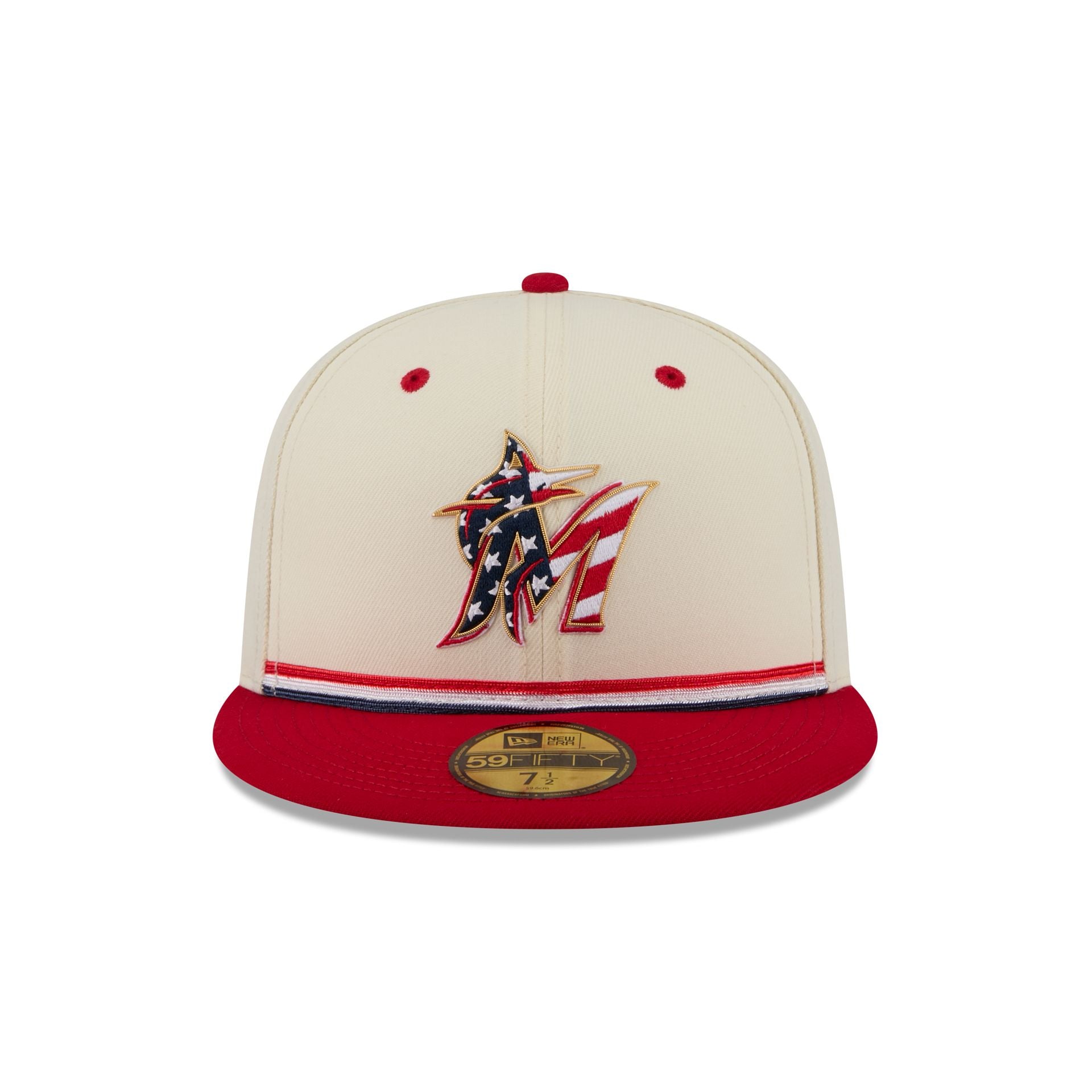 Miami Marlins Independence Day 2026 59FIFTY Fitted Hat