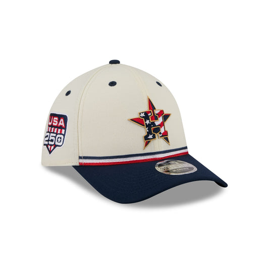 Houston Astros Independence Day 2026 39THIRTY M-Crown Stretch Fit Hat - New Era Cap