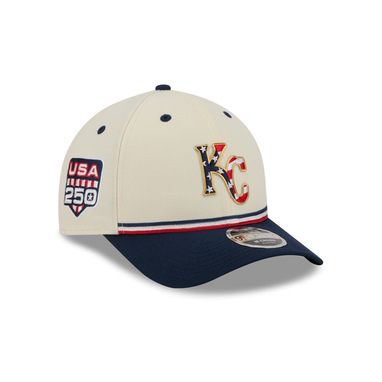 Kansas City Royals Independence Day 2026 9FORTY M-Crown Snapback Hat