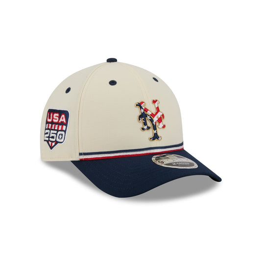 New York Mets Independence Day 2026 9FORTY M-Crown Snapback Hat - New Era Cap
