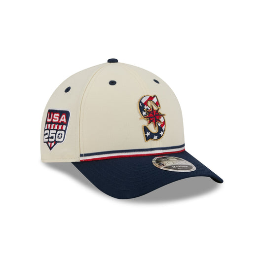 Seattle Mariners Independence Day 2026 9FORTY M-Crown Snapback Hat - New Era Cap