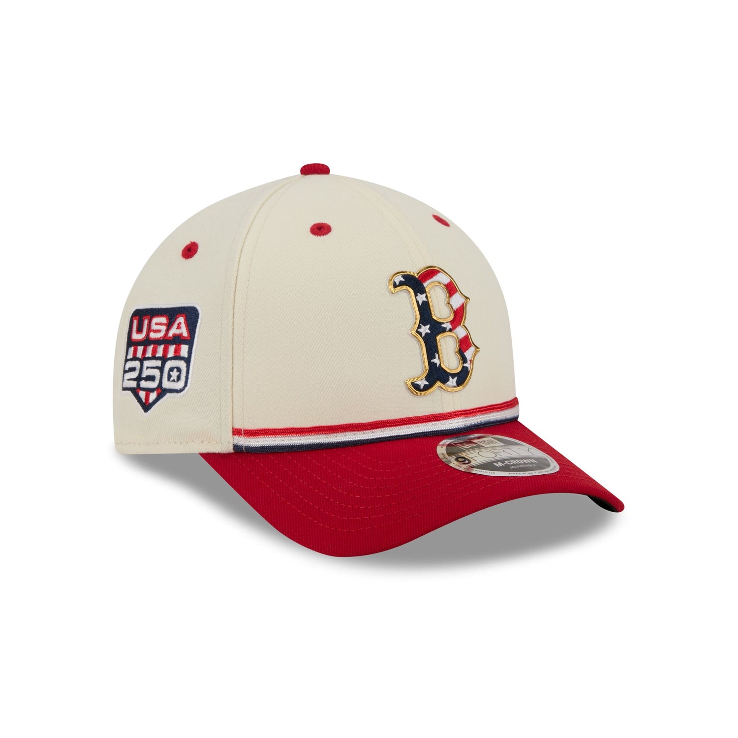 Boston Red Sox Independence Day 2026 9FORTY M-Crown Snapback Hat