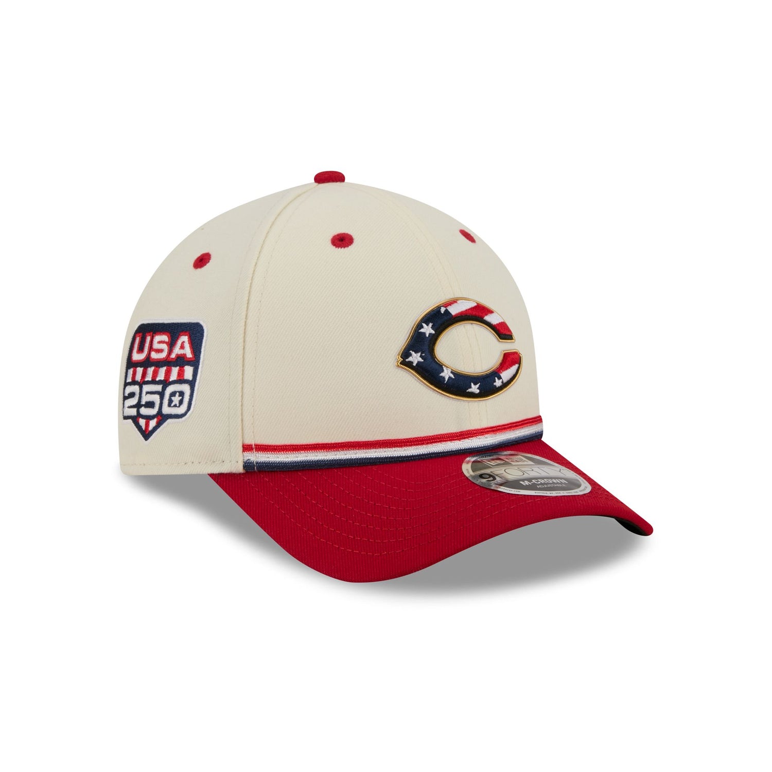 Cincinnati Reds Independence Day 2026 9FORTY M-Crown Snapback Hat
