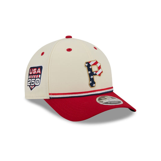 Pittsburgh Pirates Independence Day 2026 9FORTY M-Crown Snapback Hat - New Era Cap