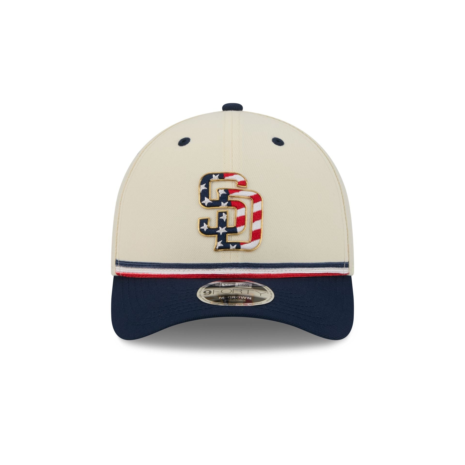 San Diego Padres Independence Day 2026 9FORTY M-Crown Snapback Hat
