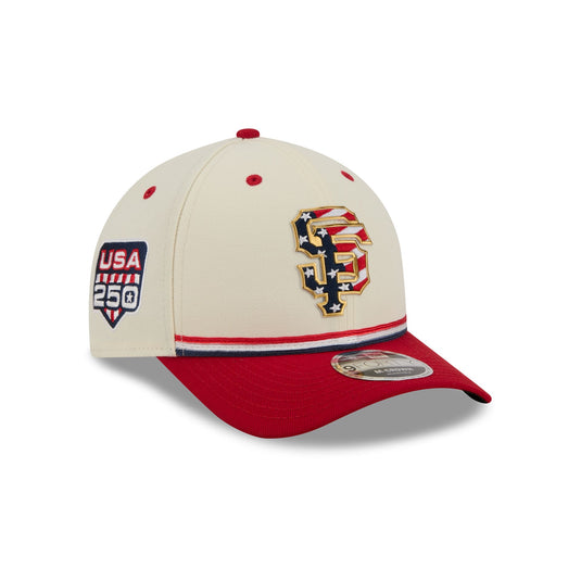 San Francisco Giants Independence Day 2026 9FORTY M-Crown Snapback Hat - New Era Cap