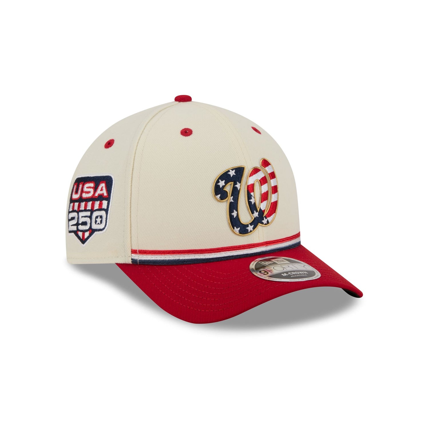 Washington Nationals Independence Day 2026 9FORTY M-Crown Snapback Hat