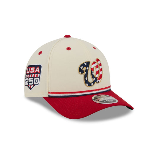 Washington Nationals Independence Day 2026 9FORTY M-Crown Snapback Hat - New Era Cap