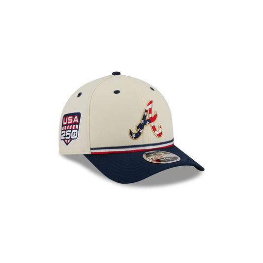 Atlanta Braves Independence Day 2026 Kids 9FORTY M-Crown Snapback Hat - New Era Cap