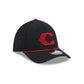 Cincinnati Reds 2026 City Connect Black 39THIRTY M-Crown Stretch Fit Hat