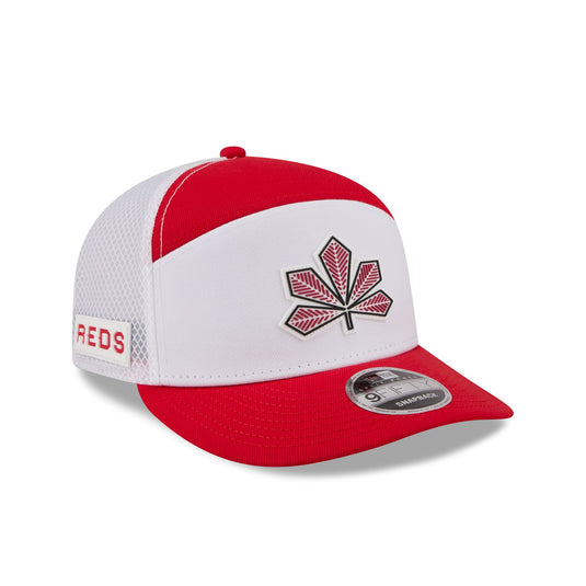 Cincinnati Reds 2026 City Connect Fan Pack Split Panel 9FIFTY Snapback Hat - New Era Cap