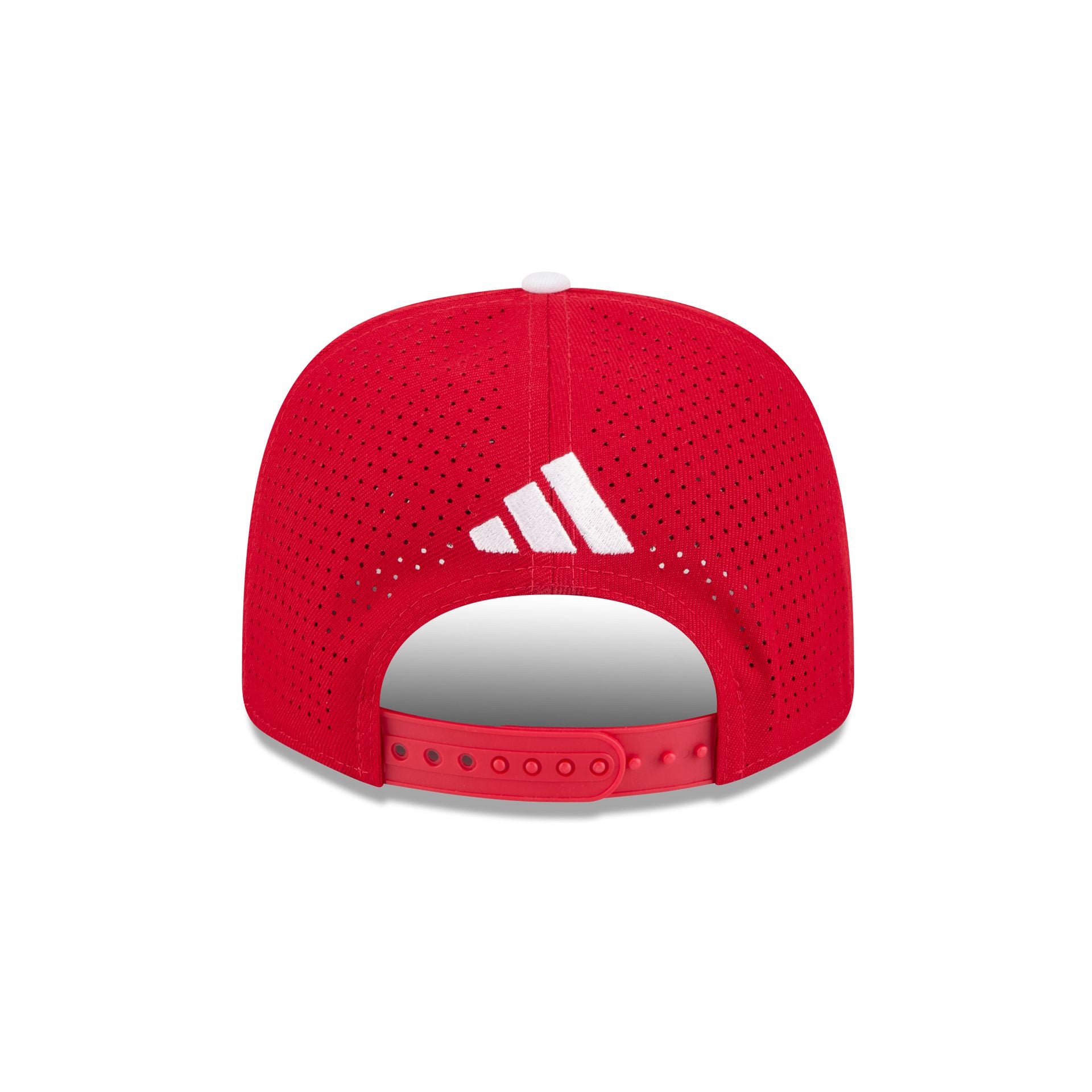 New Era x adidas Nebraska Cornhuskers Scarlet 9SEVENTY Stretch-Snap Hat