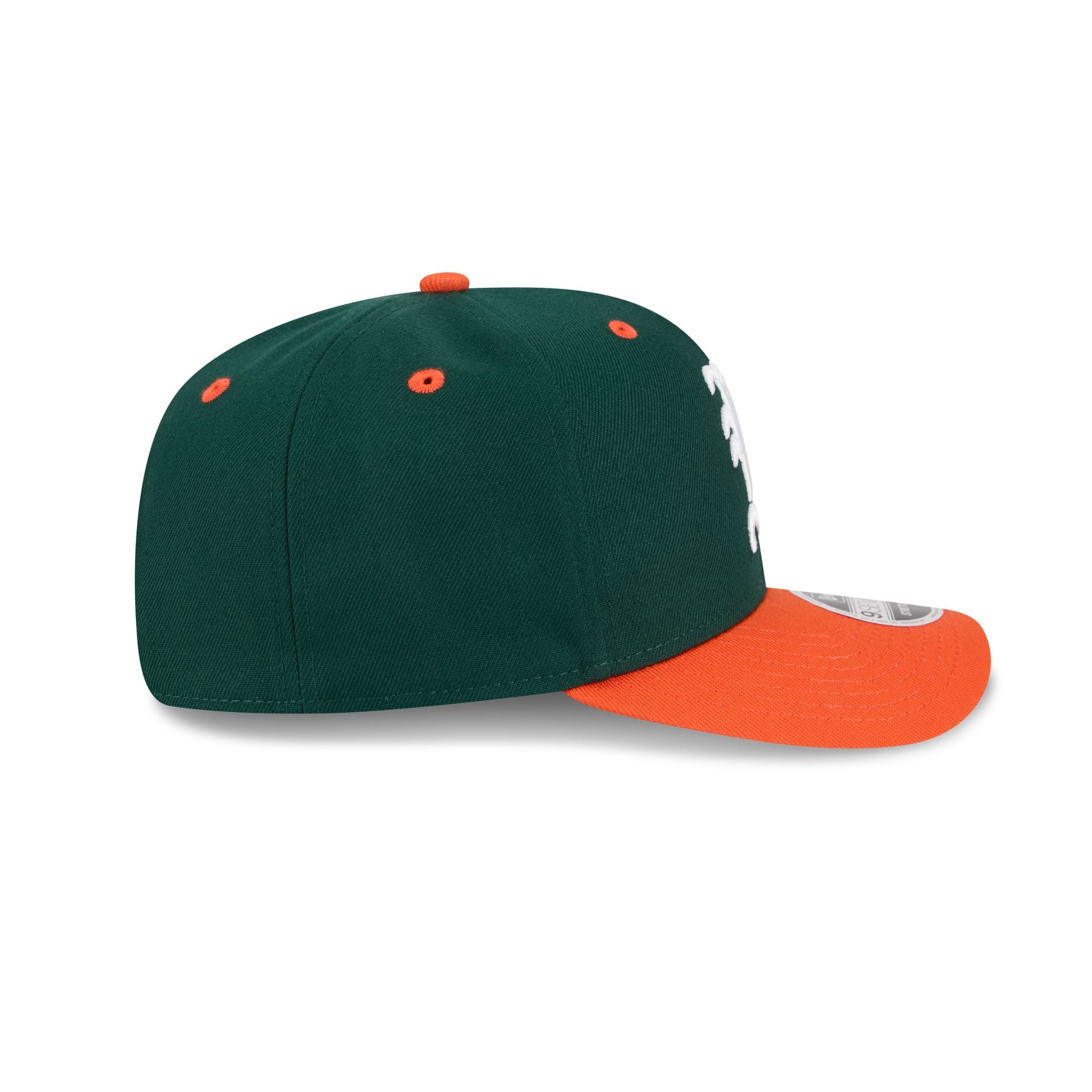 New Era x adidas Miami Hurricanes Dark Green 9SEVENTY Stretch-Snap