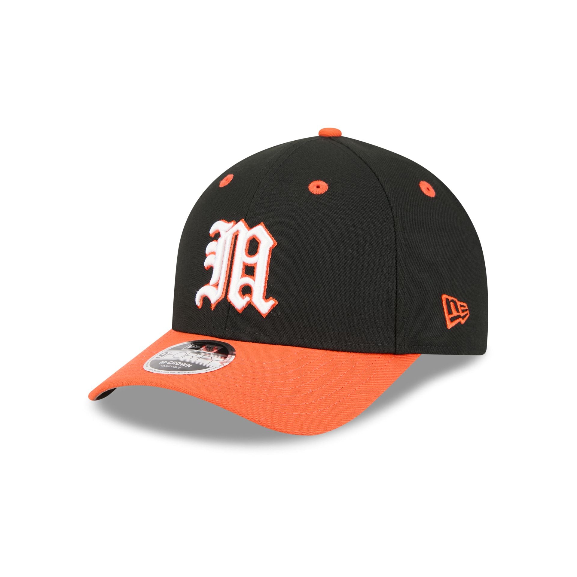 New Era x adidas Miami Hurricanes Black 9FORTY M-Crown Snapback Hat