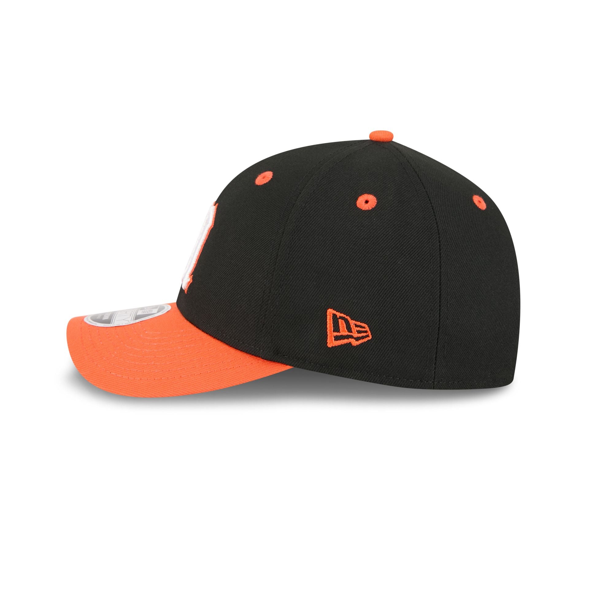 New Era x adidas Miami Hurricanes Black 9FORTY M-Crown Snapback Hat