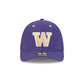 New Era x adidas Washington Huskies Purple 39THIRTY M-Crown Stretch Fit Hat