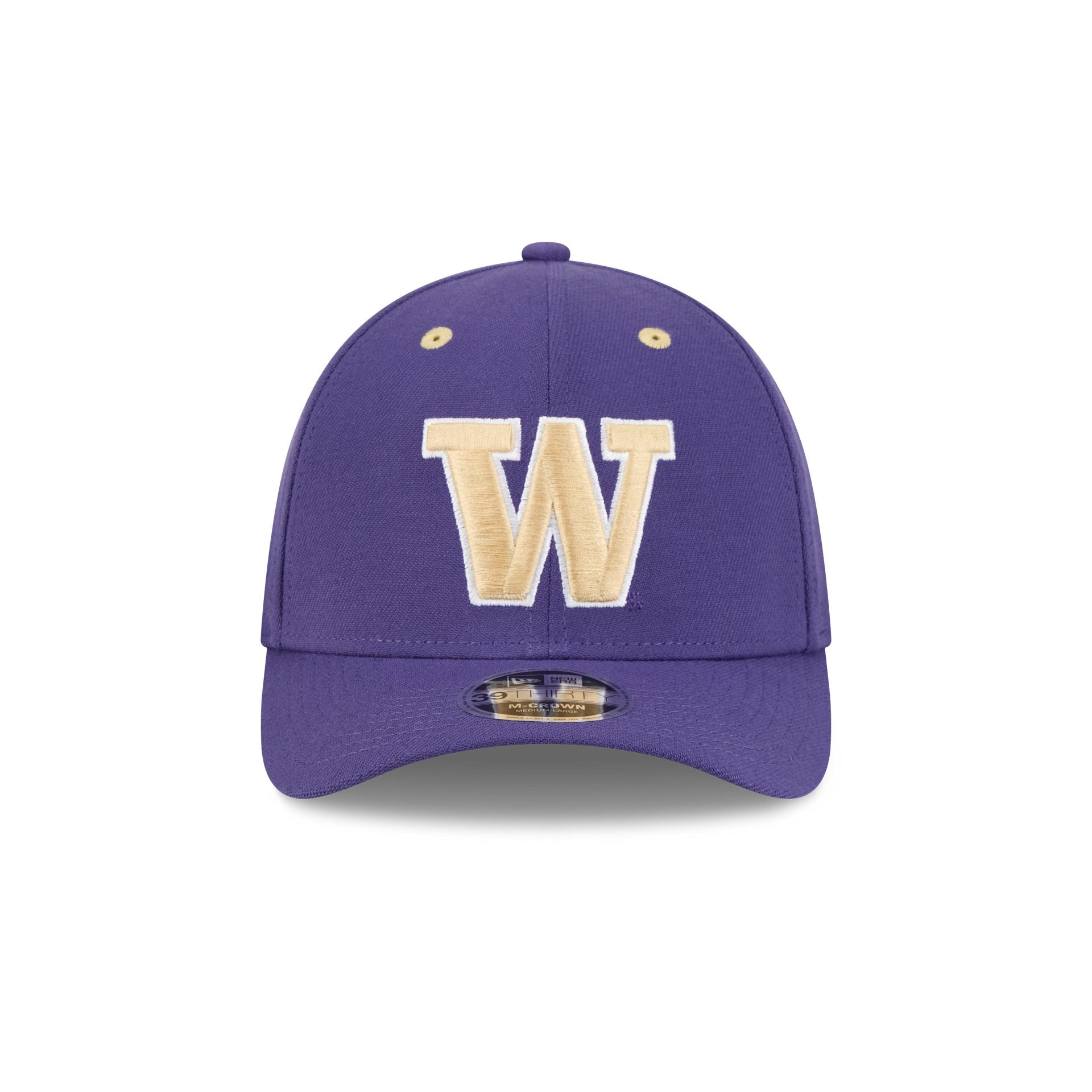 New Era x adidas Washington Huskies Purple 39THIRTY M-Crown Stretch Fit Hat