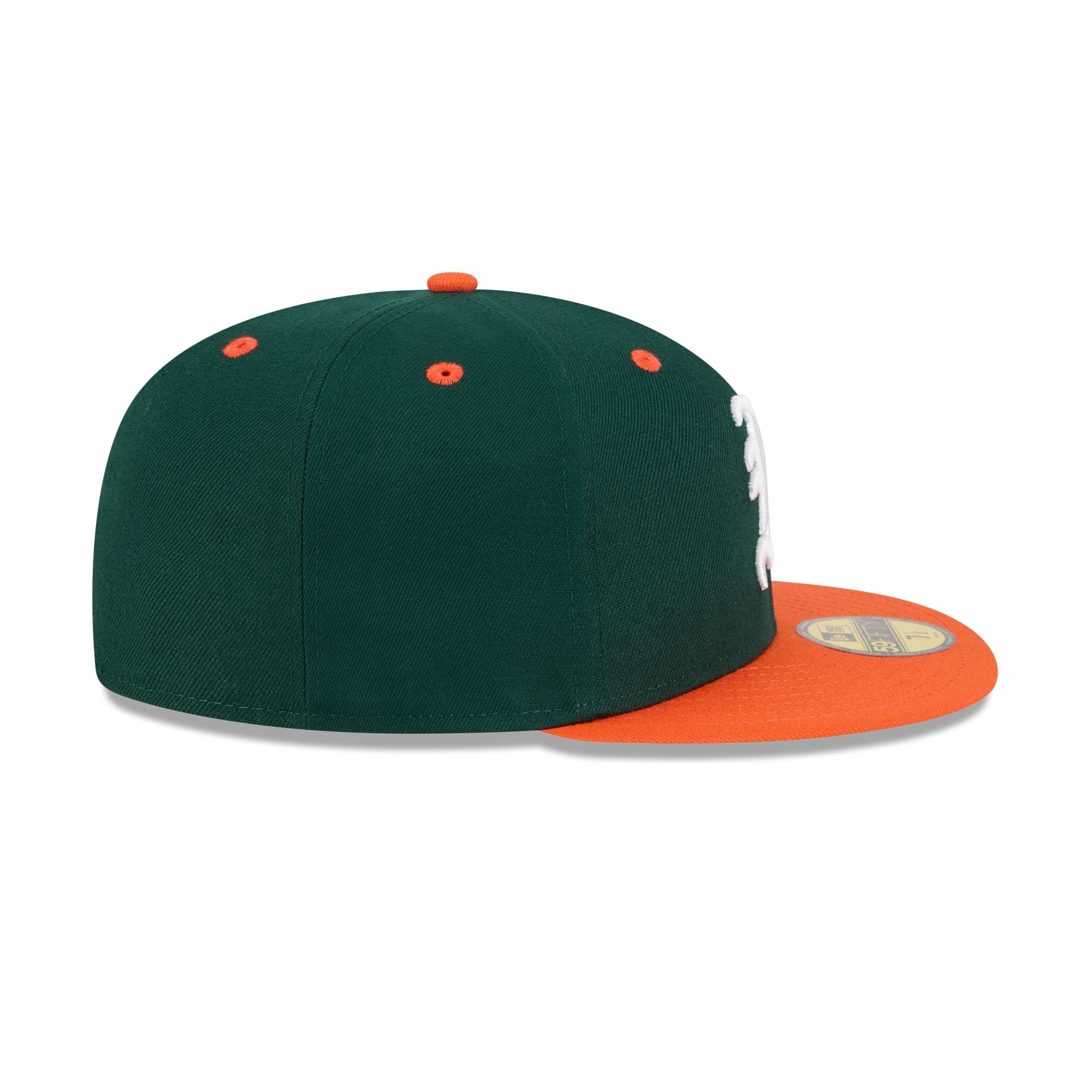 New Era x adidas Miami Hurricanes Dark Green 59FIFTY Fitted Hat