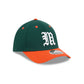 New Era x adidas Miami Hurricanes Dark Green 39THIRTY M-Crown Stretch Fit Hat