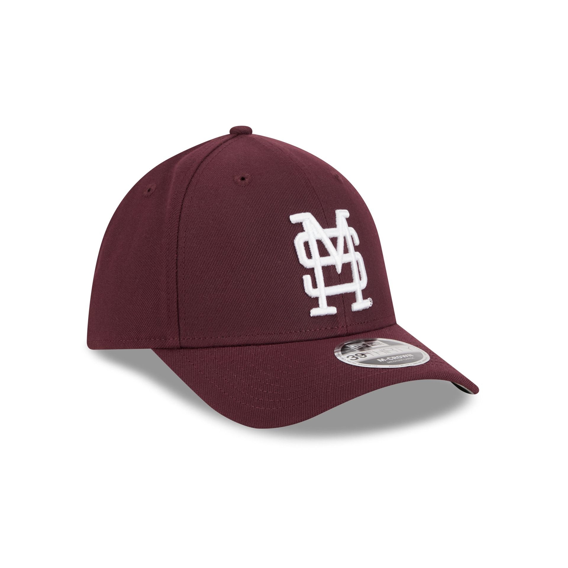 New Era x adidas Mississippi State Bulldogs 39THIRTY M-Crown Stretch Fit Hat