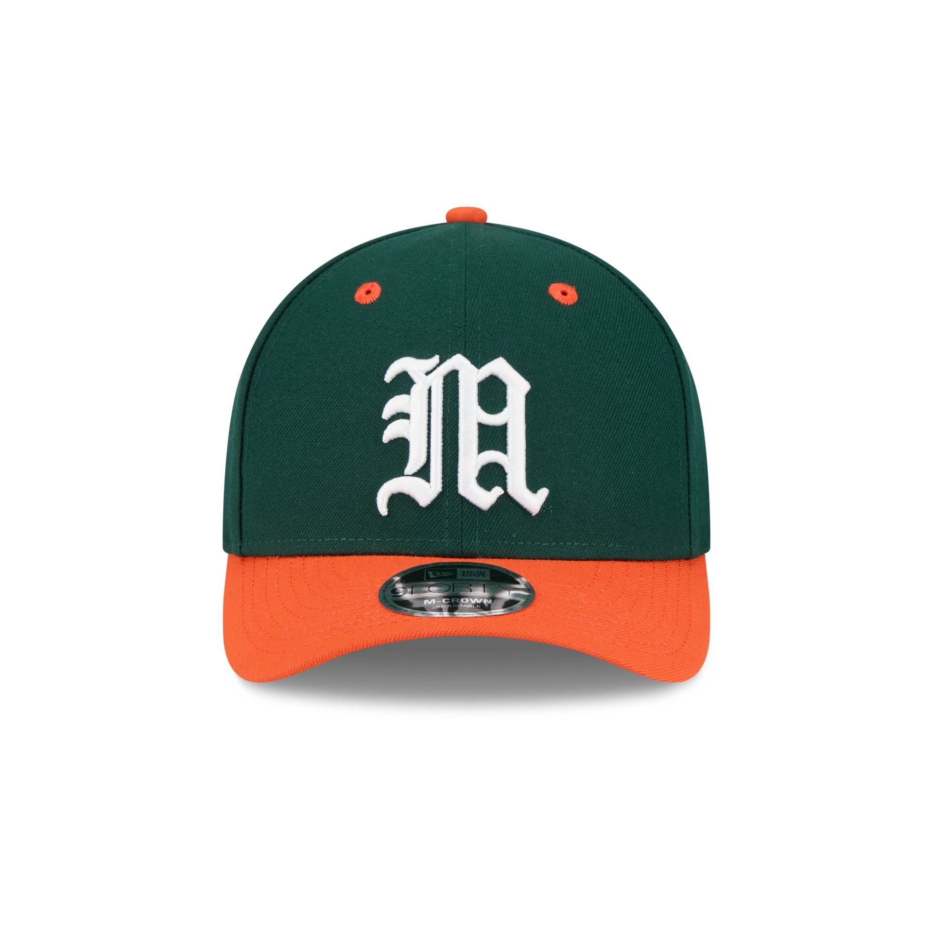 New Era x adidas Miami Hurricanes Dark Green 9FORTY M-Crown Snapback Hat