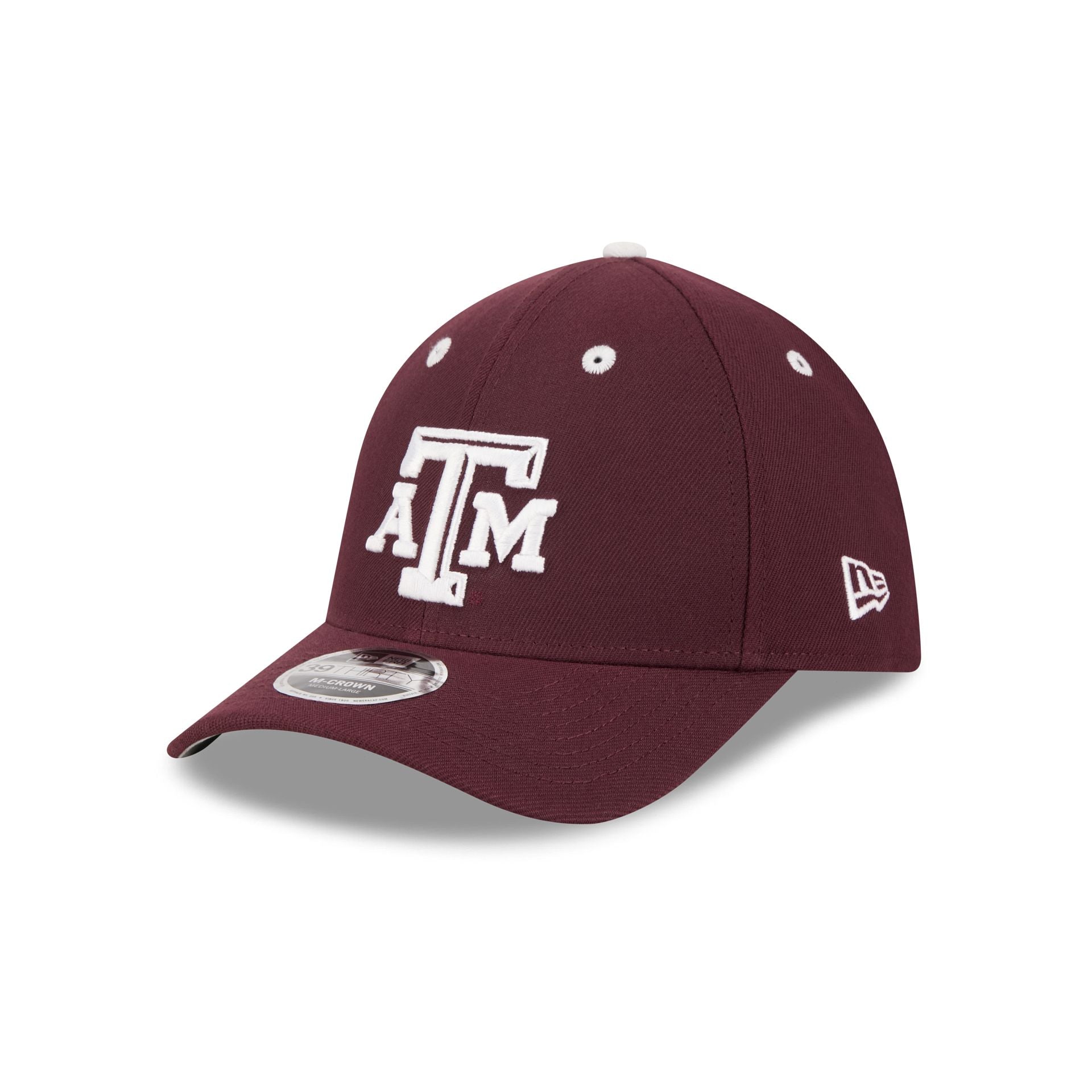New Era x adidas Texas A&M Aggies 39THIRTY M-Crown Stretch Fit Hat