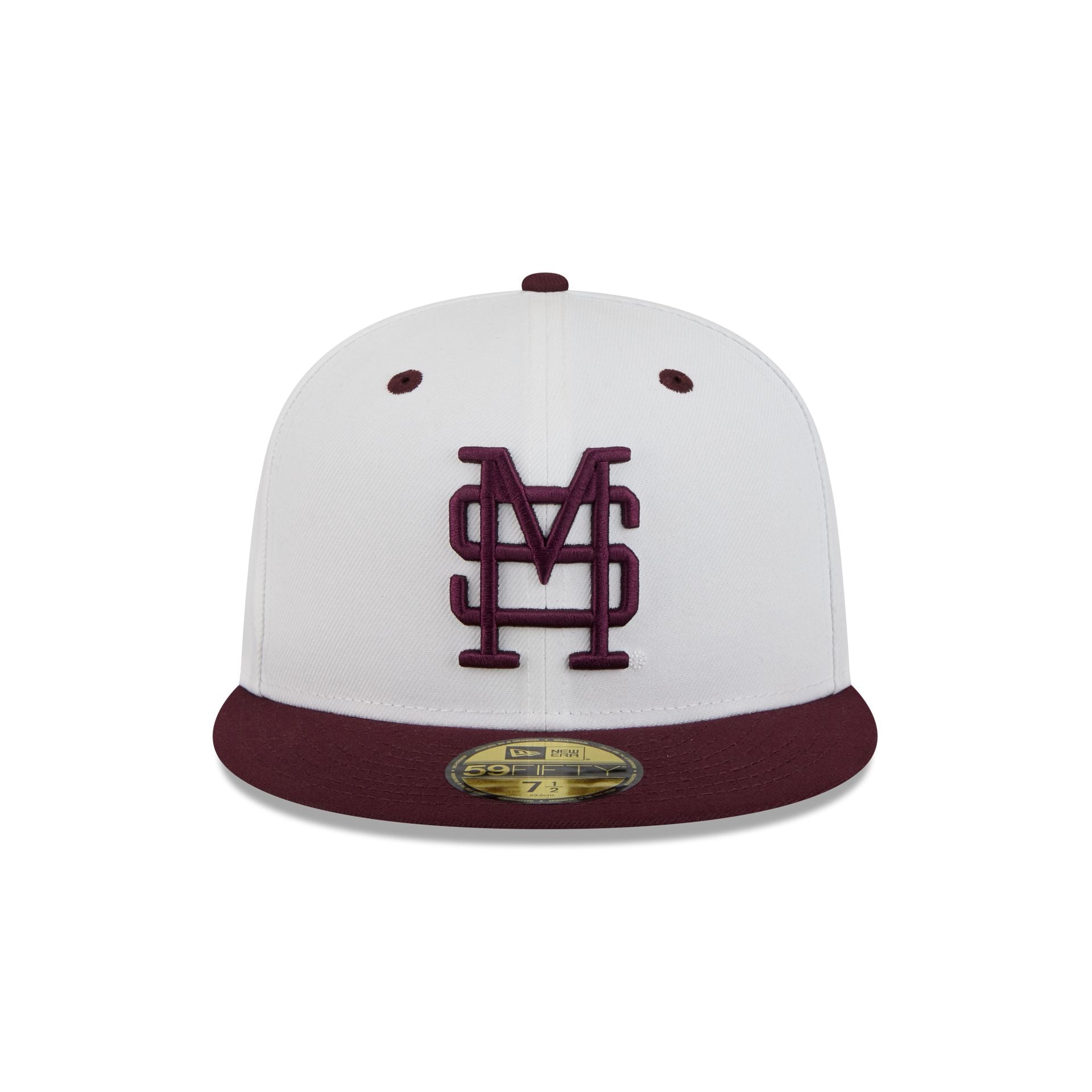 New Era x adidas Mississippi State Bulldogs White 59FIFTY Fitted Hat