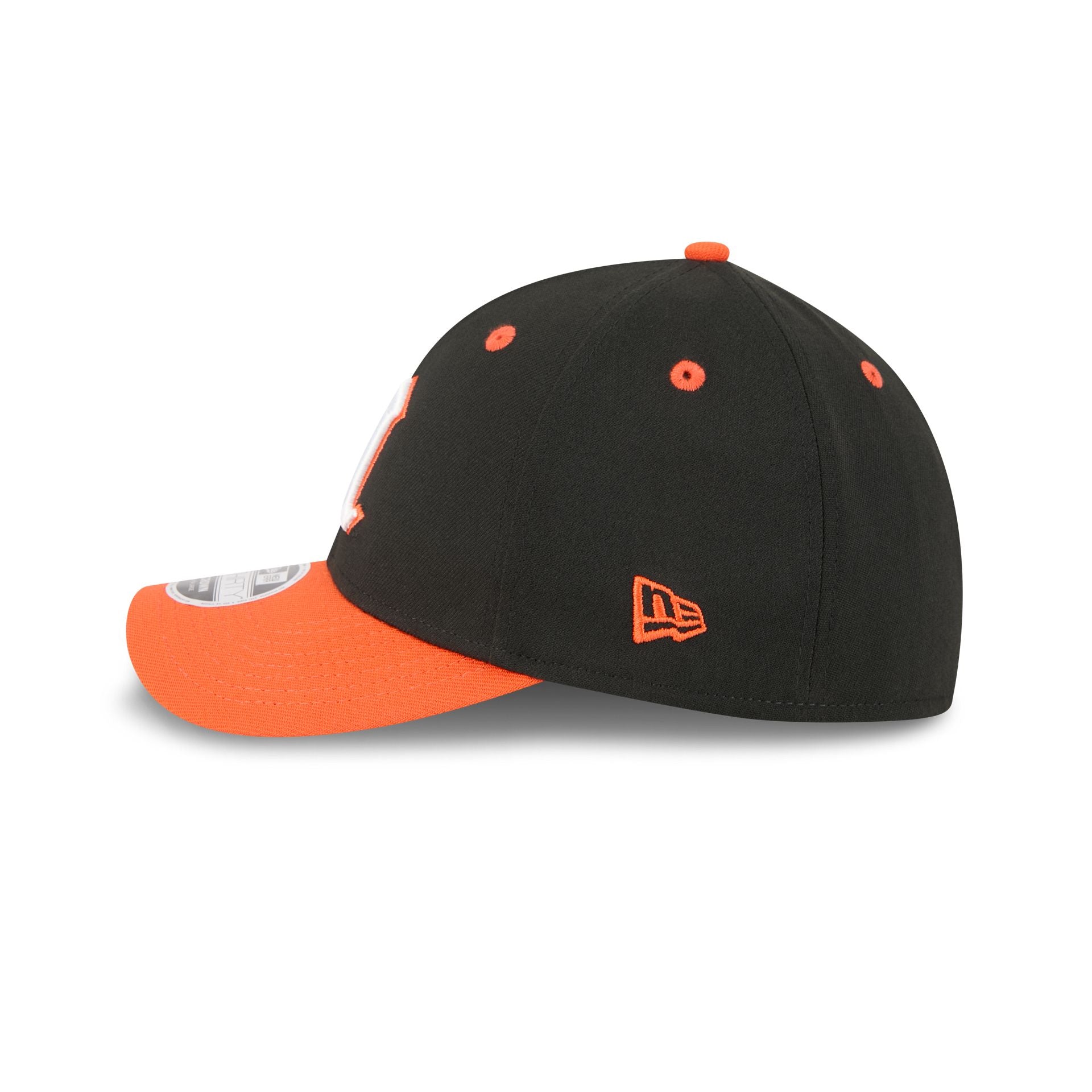 New Era x adidas Miami Hurricanes Black 39THIRTY M-Crown Stretch