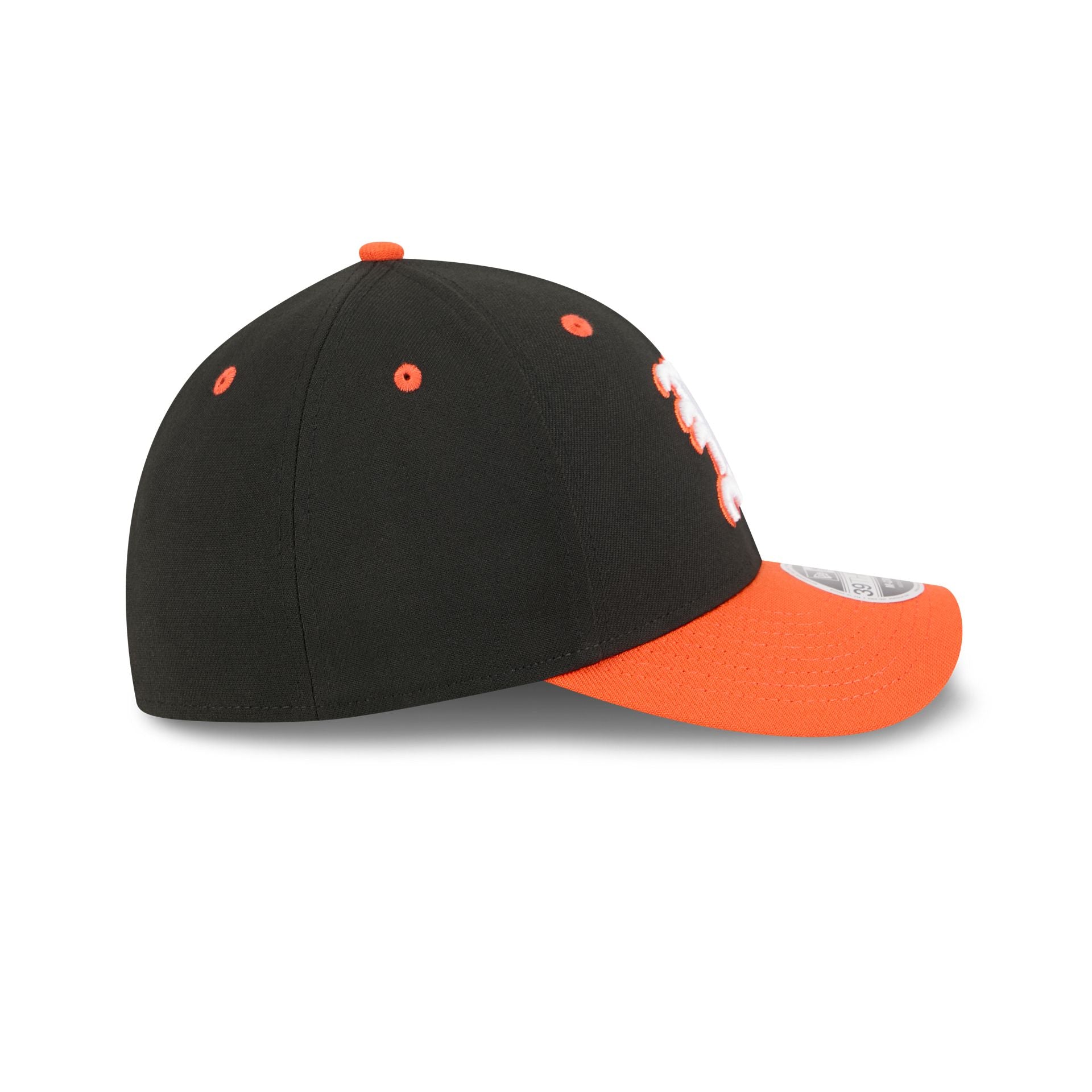 New Era x adidas Miami Hurricanes Black 39THIRTY M-Crown Stretch Fit Hat