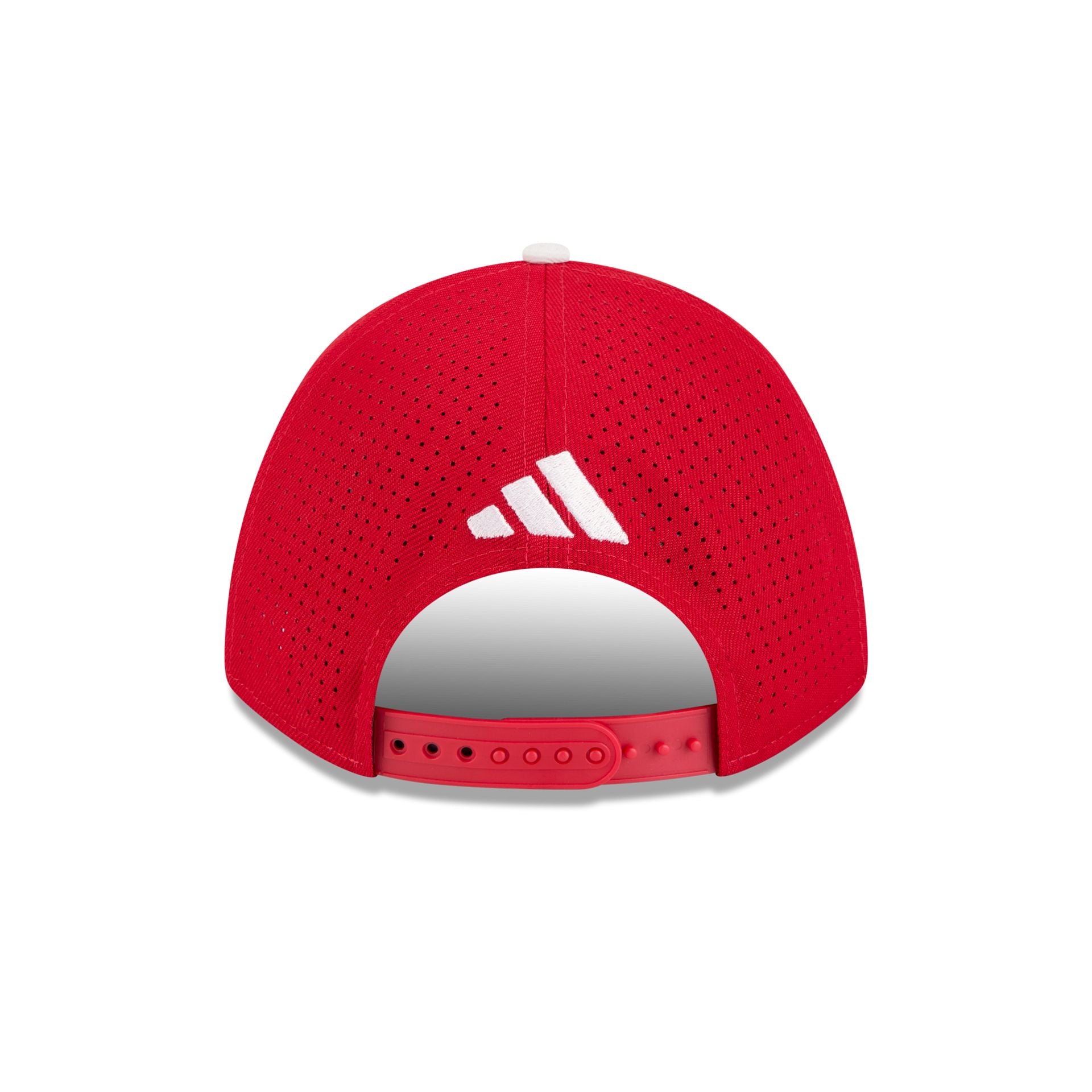 New Era x adidas Nebraska Cornhuskers Scarlet 9FORTY M-Crown Snapback Hat