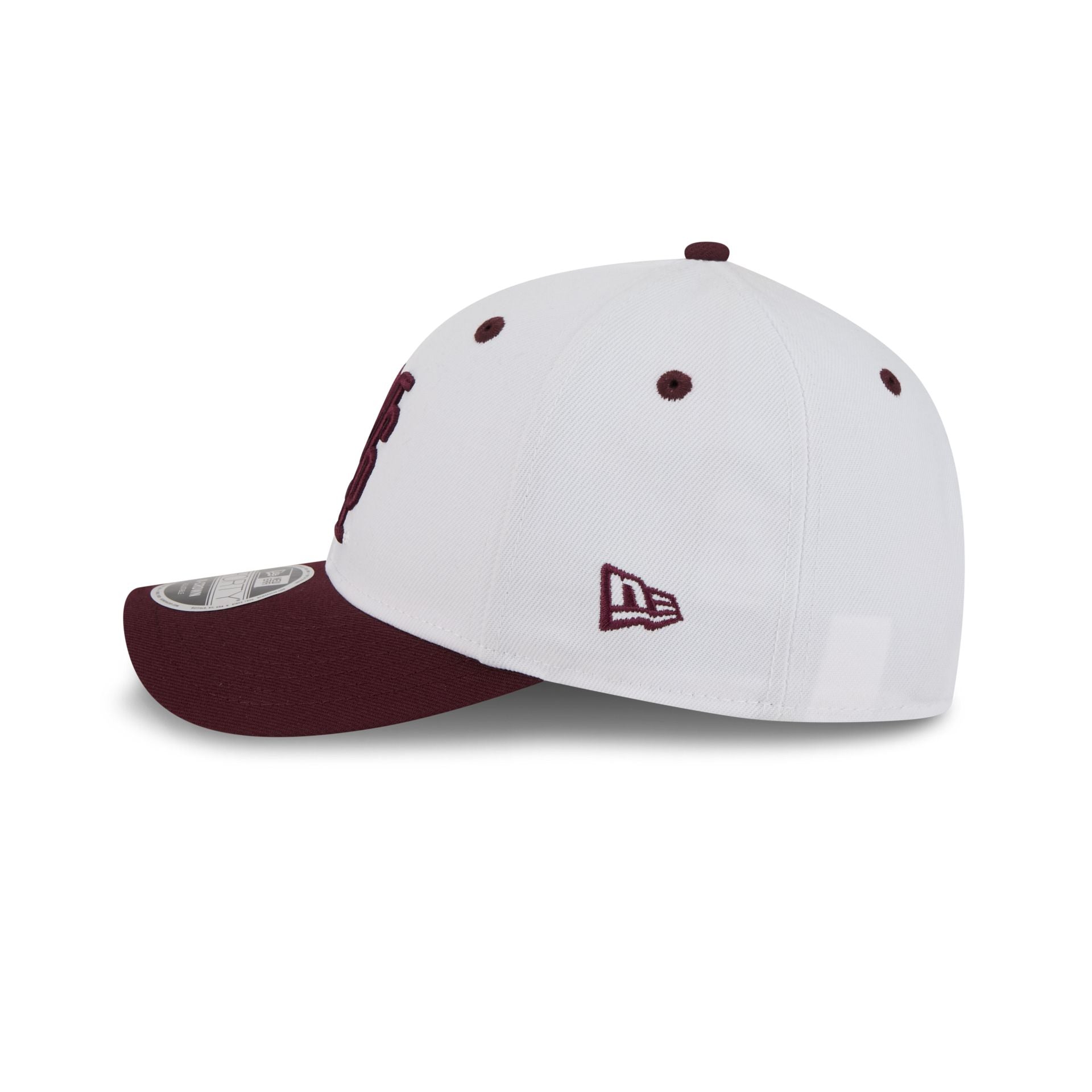 New Era x adidas Mississippi State Bulldogs White 9FORTY M-Crown Snapback Hat