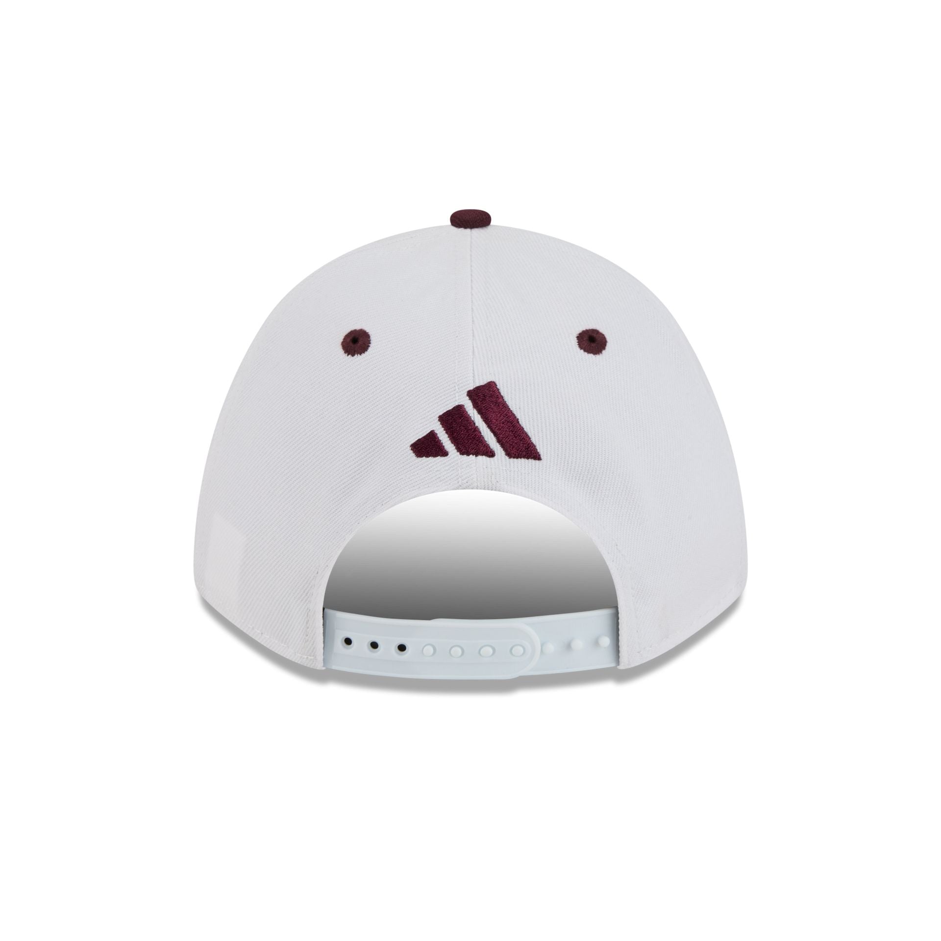 New Era x adidas Mississippi State Bulldogs White 9FORTY M-Crown Snapback Hat