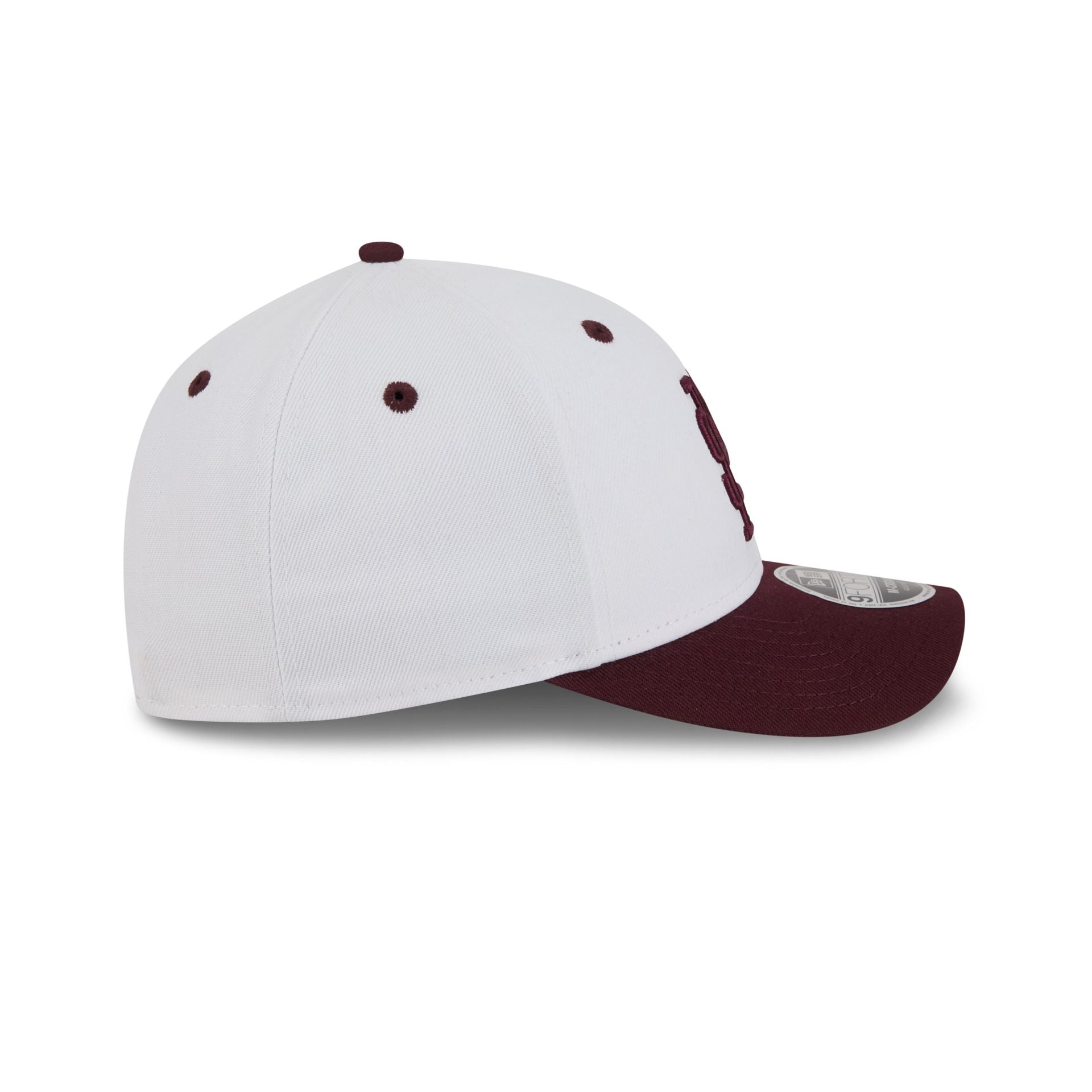 New Era x adidas Mississippi State Bulldogs White 9FORTY M-Crown Snapback Hat