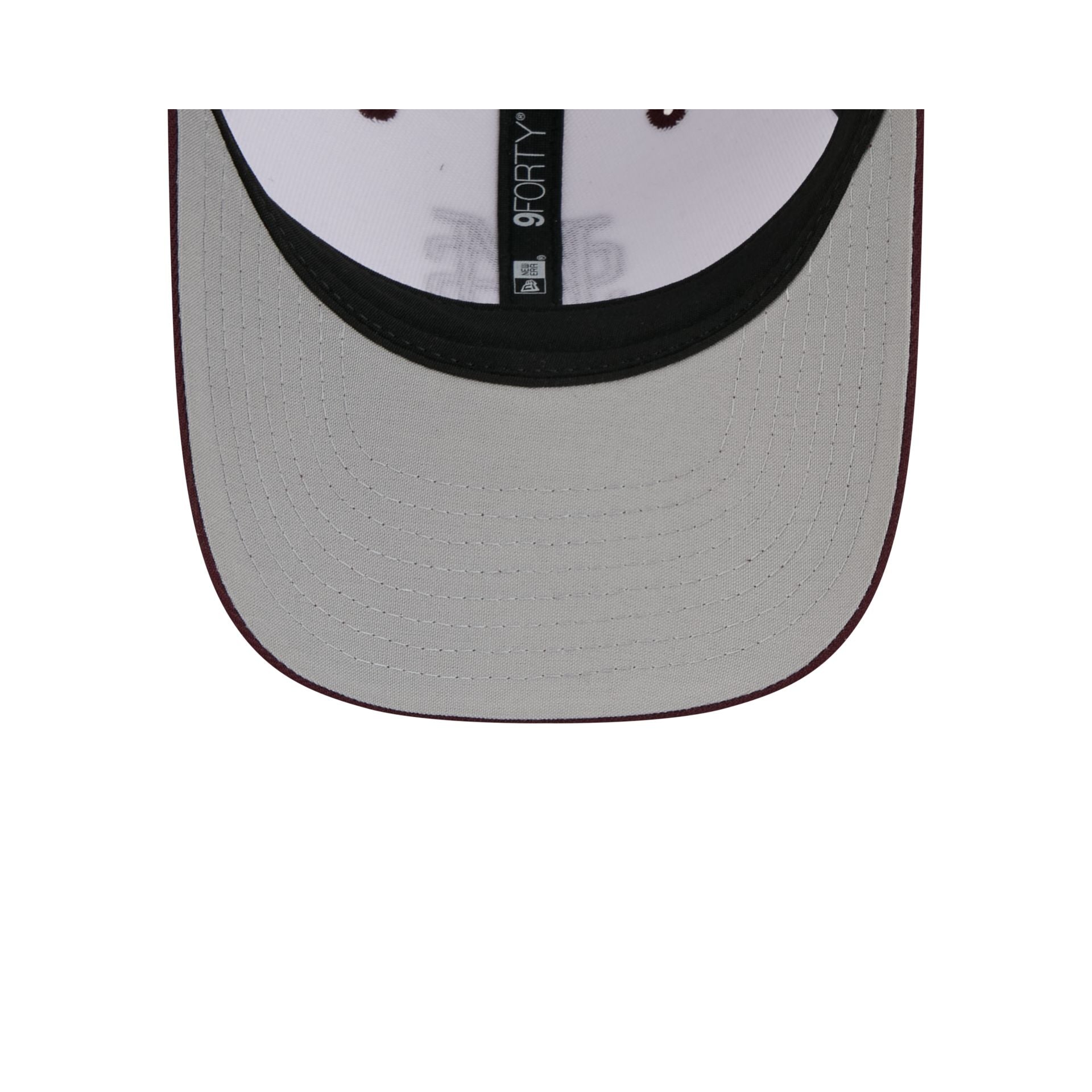 New Era x adidas Mississippi State Bulldogs White 9FORTY M-Crown Snapback Hat