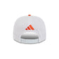 New Era x adidas Miami Hurricanes White Mascot 9SEVENTY Stretch-Snap Hat