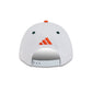 New Era x adidas Miami Hurricanes White 9FORTY M-Crown Snapback Hat