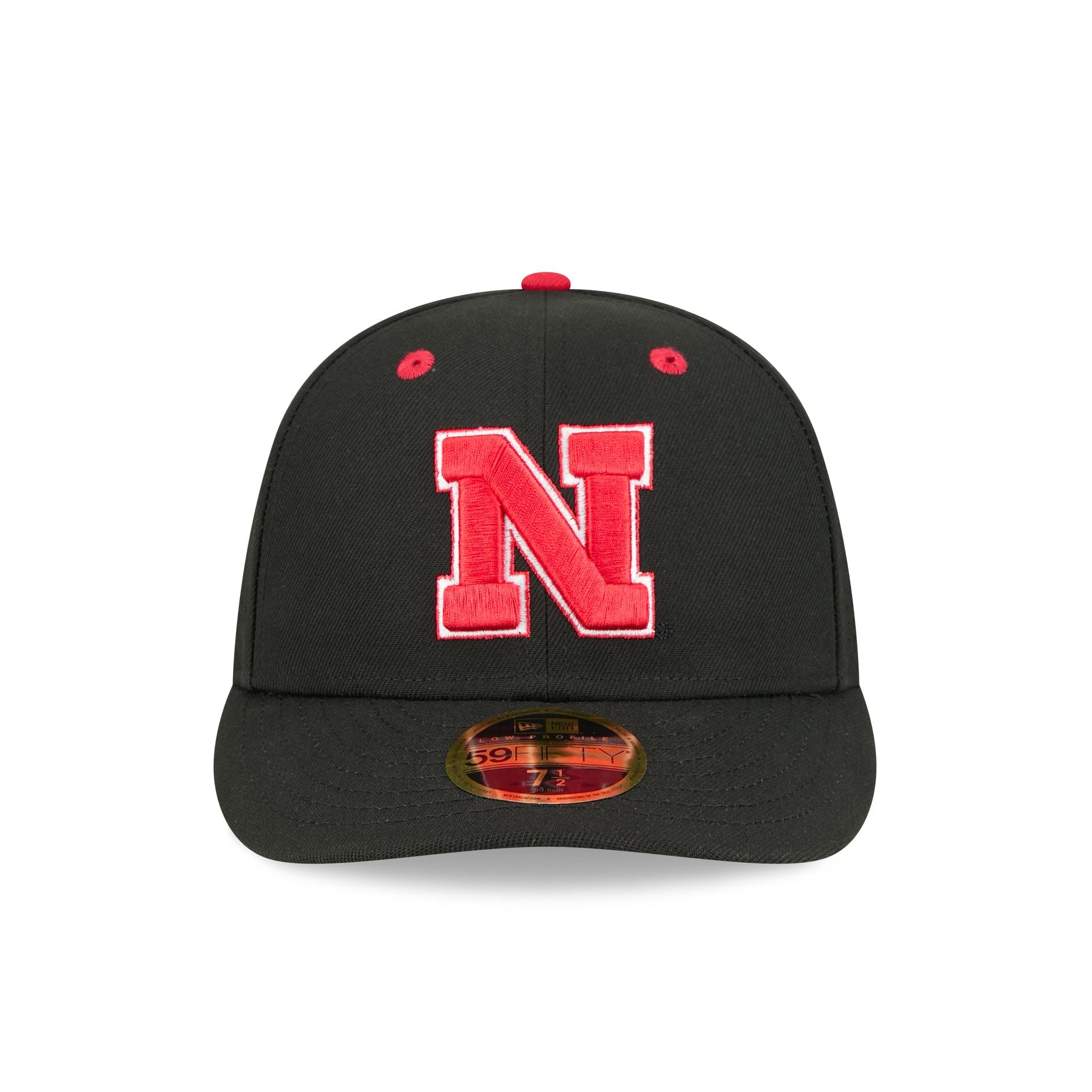 New Era x adidas Nebraska Cornhuskers Black Low Profile 59FIFTY Fitted Hat