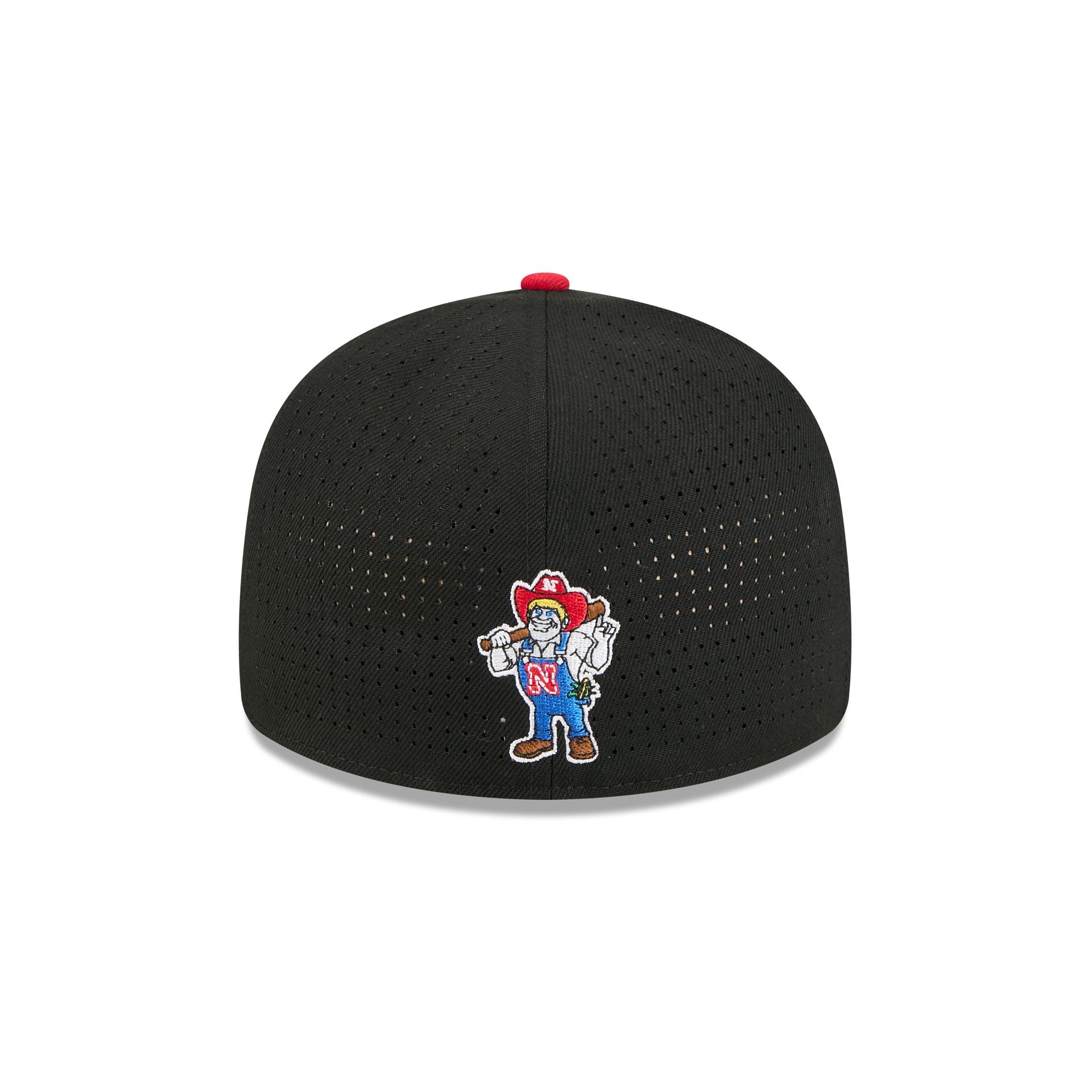 New Era x adidas Nebraska Cornhuskers Black Low Profile 59FIFTY Fitted Hat