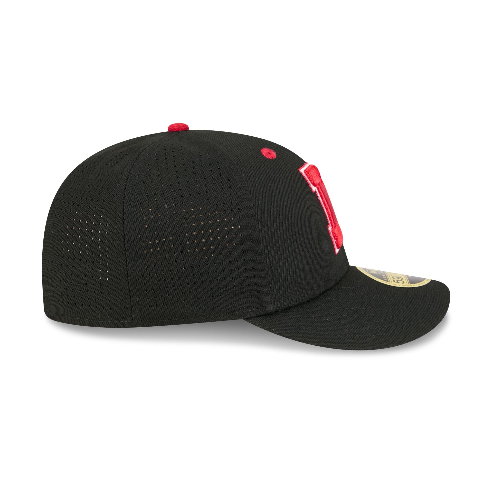 New Era x adidas Nebraska Cornhuskers Black Low Profile 59FIFTY Fitted Hat