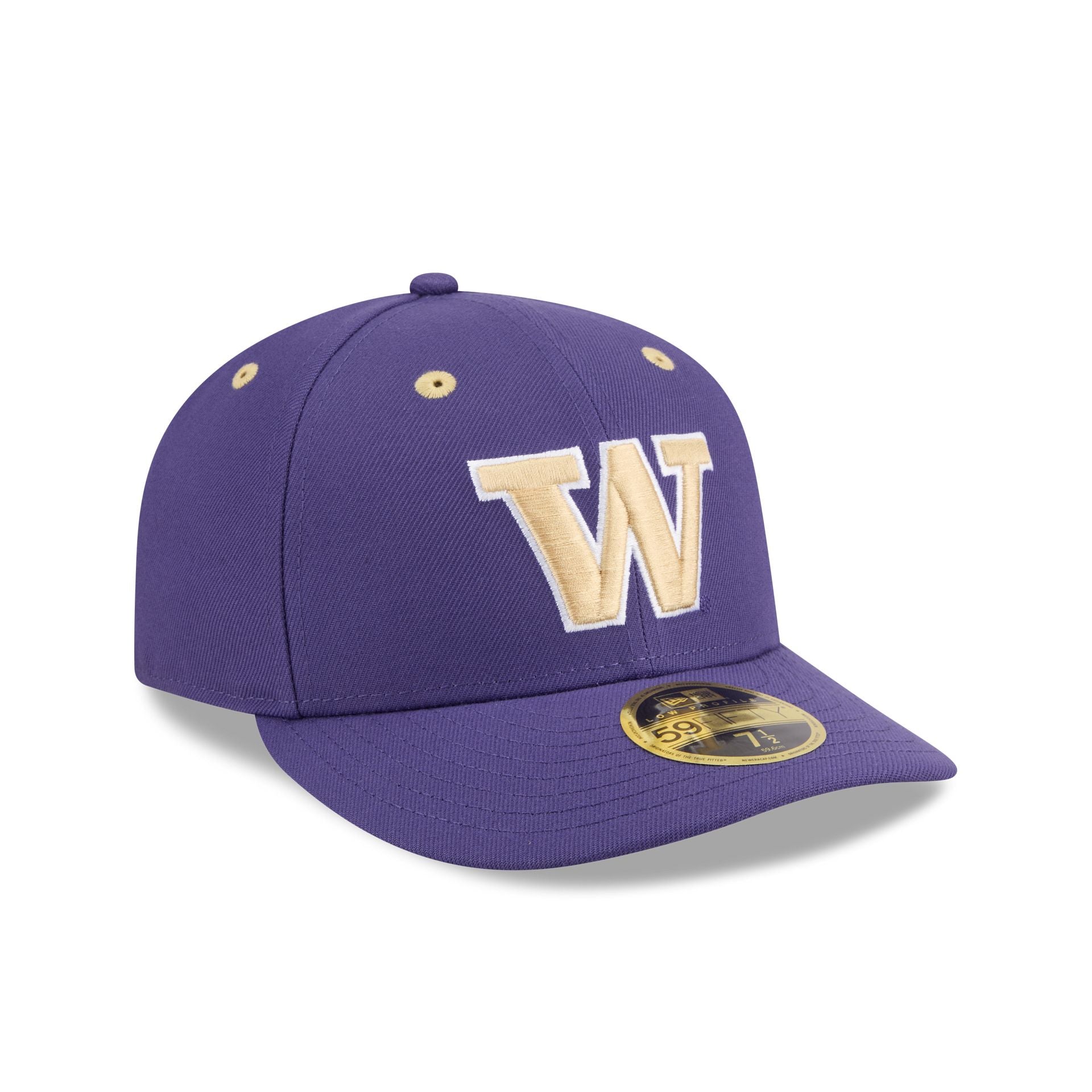 New Era x adidas Washington Huskies Purple Low Profile 59FIFTY Fitted Hat