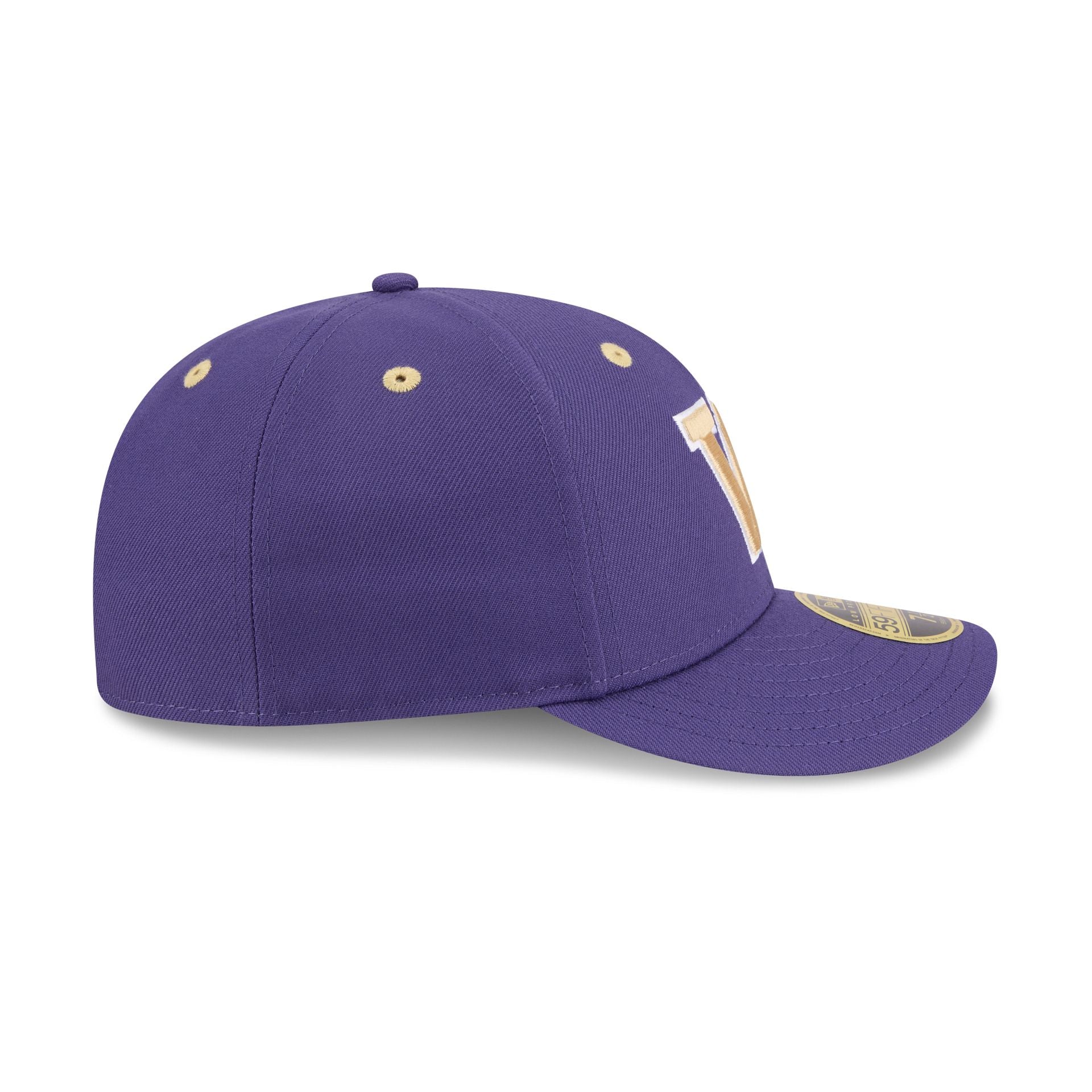 New Era x adidas Washington Huskies Purple Low Profile 59FIFTY Fitted Hat