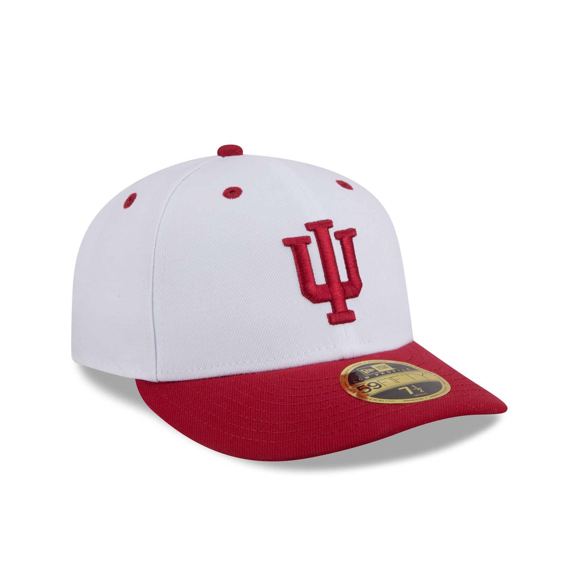 New Era 59FIFTY インディアンズキャップ 7 3/8ボディ白 New Era x adidas Indiana Hoosiers White Low Profile 59FIFTY Fitted