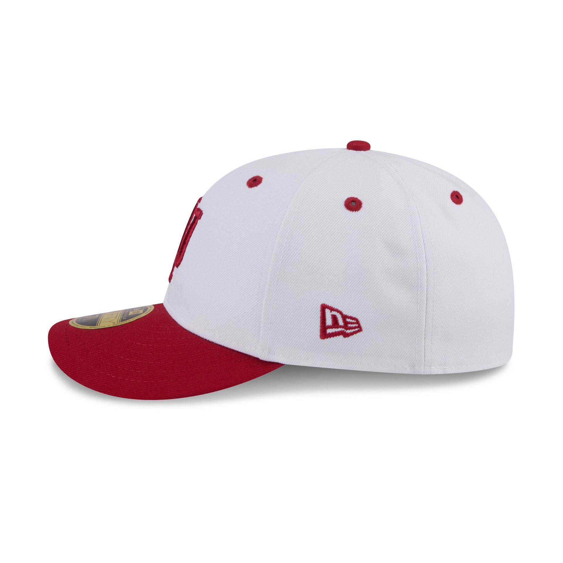 New Era 59FIFTY インディアンズキャップ 7 3/8ボディ白 New Era x adidas Indiana Hoosiers White Low Profile 59FIFTY Fitted